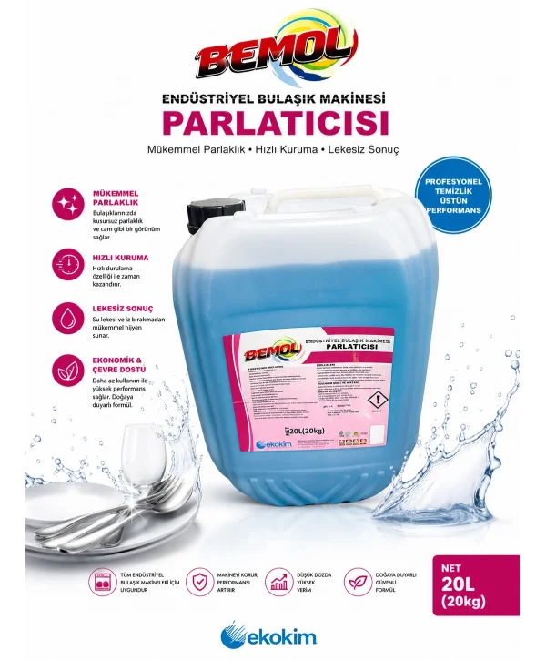 BEMOL END.BULAŞIK MAKİNA PARLATICI 20 KG