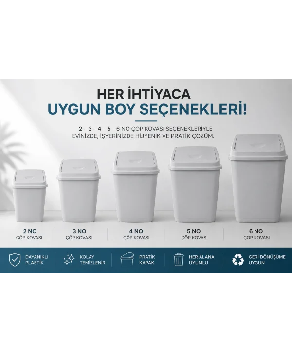 ÇÖP KOVASI KLİNK 2 NO (10 LT)