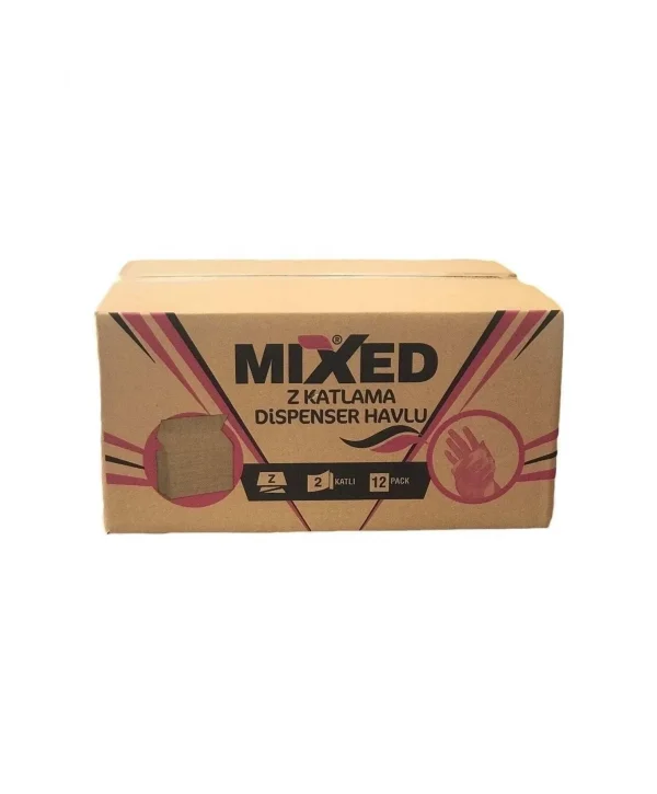 DİSPANSER Z HAVLU MİXED 100 LÜ *12