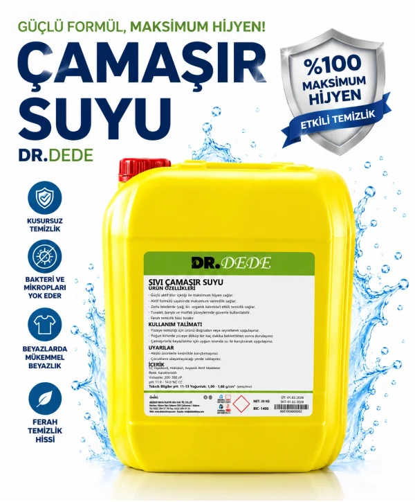 DR DEDE ÇAMAŞIR SUYU 20 KG