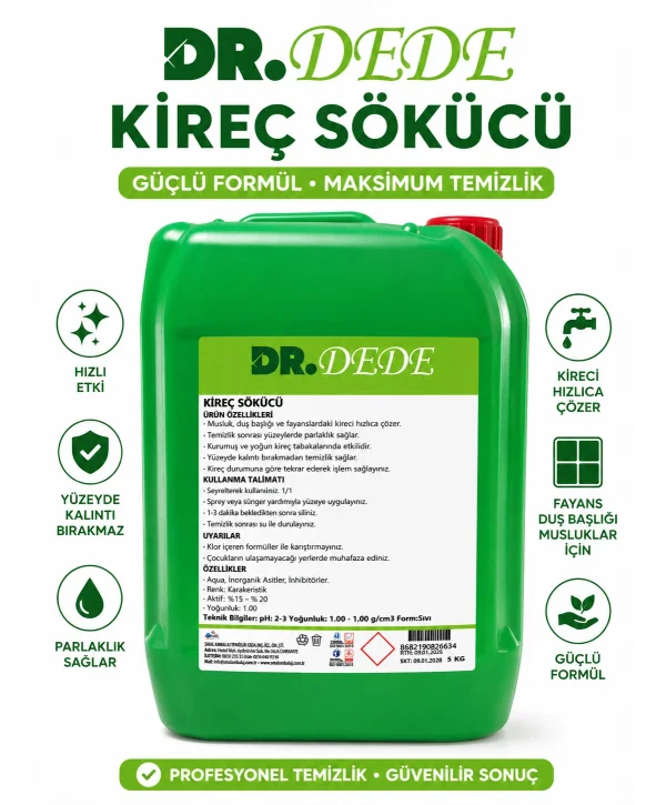 DR DEDE KİREÇ PAS SÖKÜCÜ 5 KG.