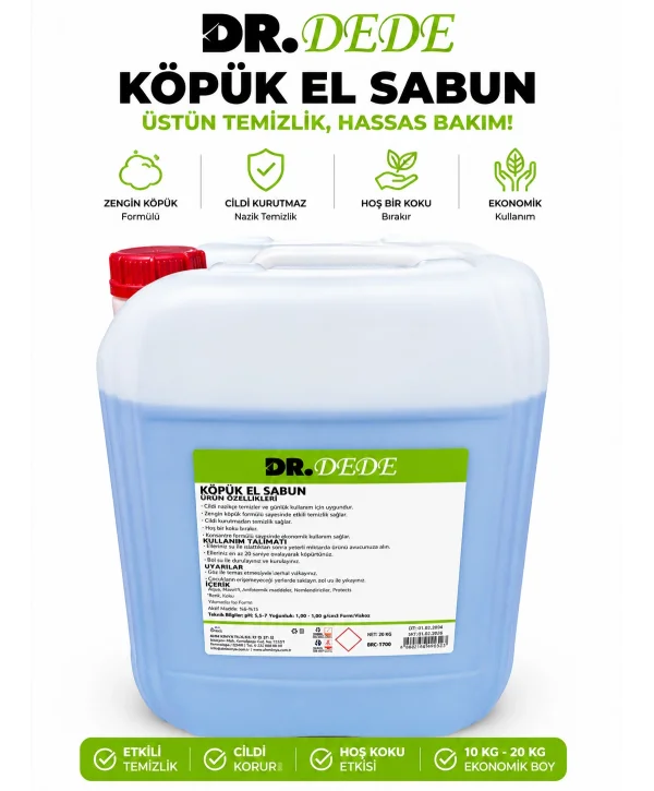 DR DEDE KÖPÜK SABUN 20 KG