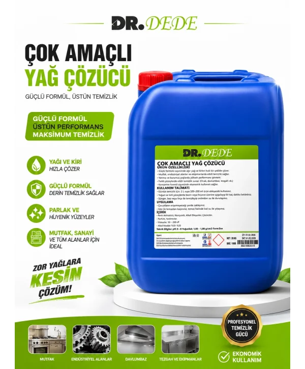 DR DEDE YAĞ ÇÖZÜCÜ 20 KG