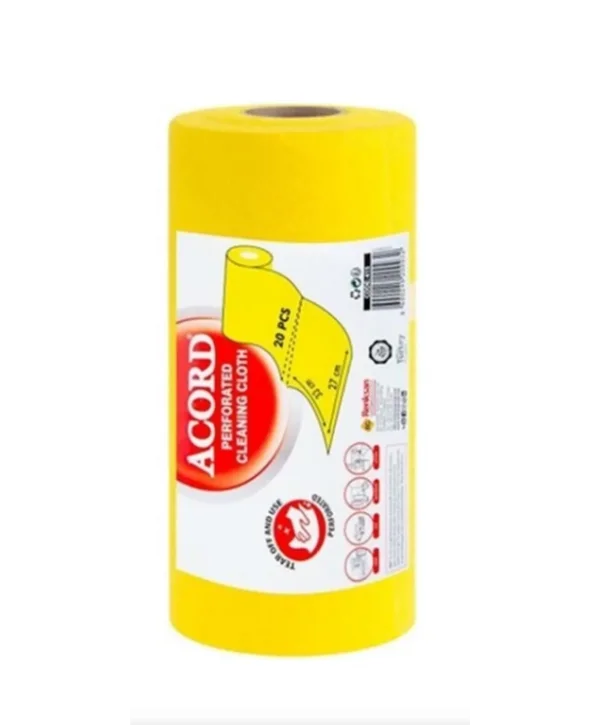 RULO TEMİZLİK BEZİ SARI ACORD 15 yaprak