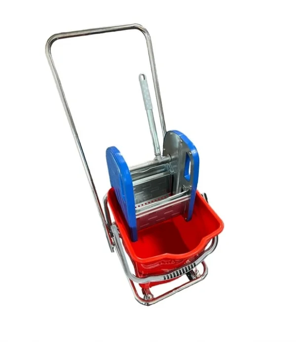 TEK KOVALI TEMİZLİK ARABASI METAL  PRESLİ