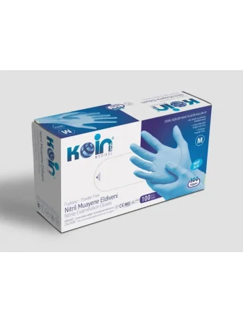 ELDİVEN NİTRİL MAVİ ORTA (M) 100 LÜ*20