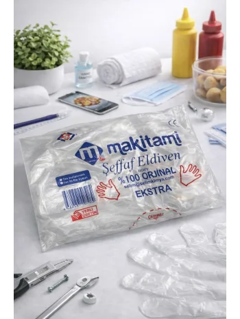 ŞEFFAF ELDİVEN  MAKİTAMİ  100*100 LÜ