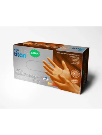 ELDİVEN TİTAN EKSTRA TURUNCU  BÜYÜK  50*20 Lİ