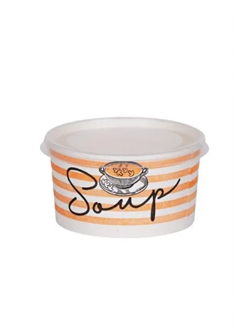 BENCUP ÇORBA KASE 14 OZ KAP+ KAPAK  (500 ad.)  25 ad* 20 pk