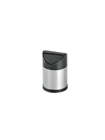KROM SALLANIR(PLASTİK) KAPAK ÇÖP KOVASI 3 LİTRE