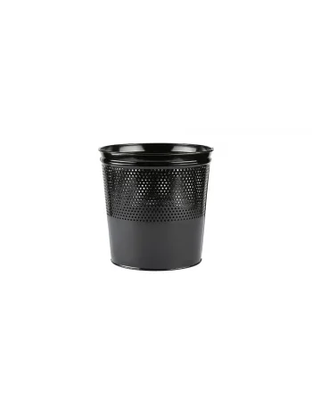 KROM FLOSOFT DELİKLİ MASA ALTI SİYAH BOYALI ÇÖP KOV.