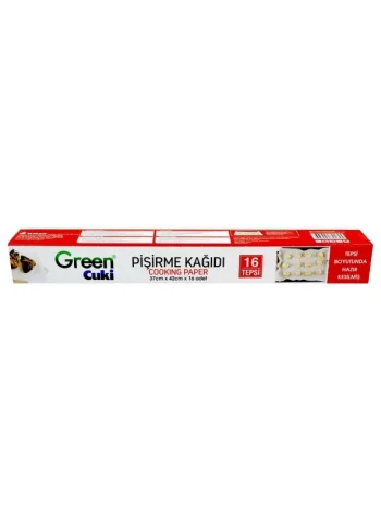 GREEN PİŞİRME KAĞIDI 37 CM 16 YAPRAK *48 Lİ