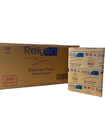 DİSPANSER Z HAVLU RELYON 21*21 cm 200 * 12 ad.