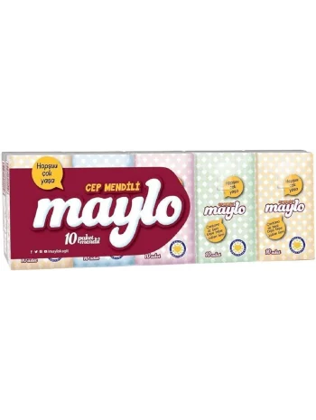 BERRAK MAYLO CEP MENDİLİ 10 LU*24