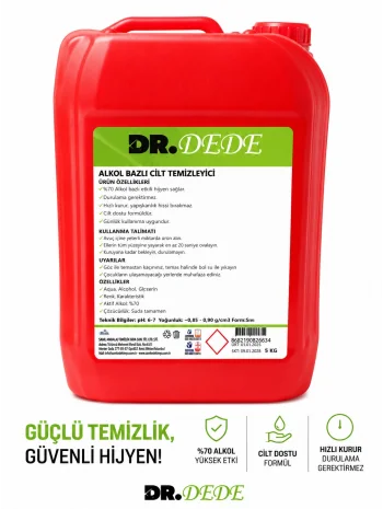 DR DEDE DEZENFEKTAN ALKOL BAZLI 5 KG.