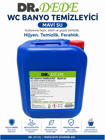 DR DEDE WC BANYO MAVİ SU 20 KG.