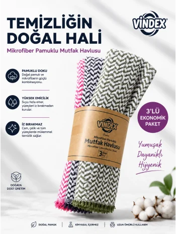 KOİN MUTFAK HAVLUSU 3 LÜ * 24 PK.