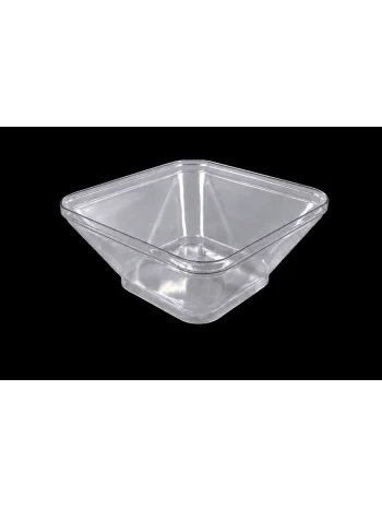 KRİSTAL 1 MAGNOLYA KABI  KARE KAP CP39  * 700 LÜ
