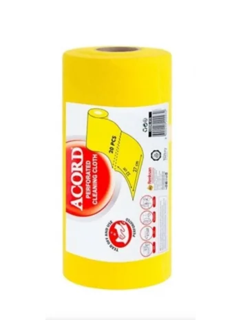 RULO TEMİZLİK BEZİ SARI ACORD 15 yaprak