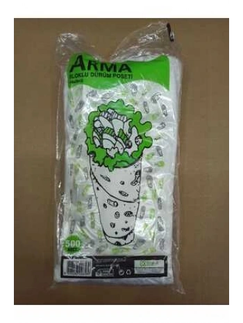 NAKSAN DÜRÜM POŞETİ 14*28 BLOKLU 500 ad. * 40 pk
