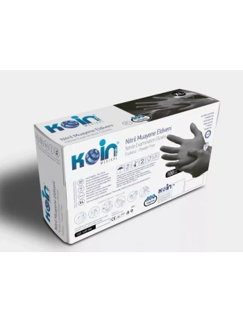 ELDİVEN NİTRİL SİYAH XL 100*20