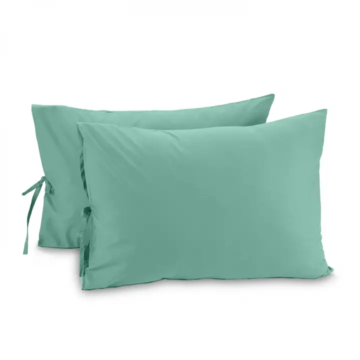 Sabia %100 Pamuk 62 Tel (155 TC) Okotex Sertifikalı Tek Kişilik Düz Çarşaf Seti - Mintblue