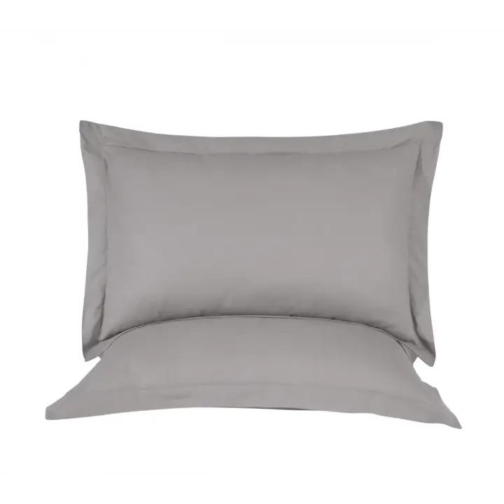 Oxford Yastık Kılıfı 50x60 cm – %100 Pamuk (2li Set) | Sabia Home – Gri