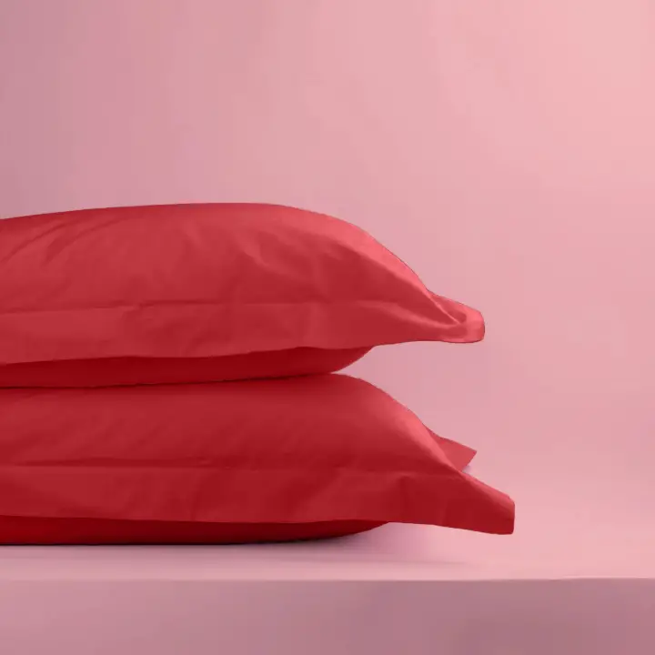 Oxford Yastık Kılıfı 50x70 cm – %100 Pamuk (2li Set) | Sabia Home – Kırmızı