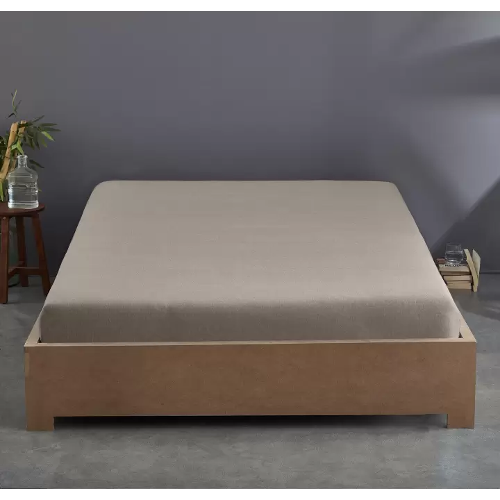 100x200 cm Lastikli Çarşaf – 30 cm Yükseklik | Pamuklu | Sabia Home –  Gri