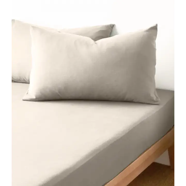 100x200 cm Lastikli Çarşaf – 30 cm Yükseklik | Pamuklu | Sabia Home – Bej