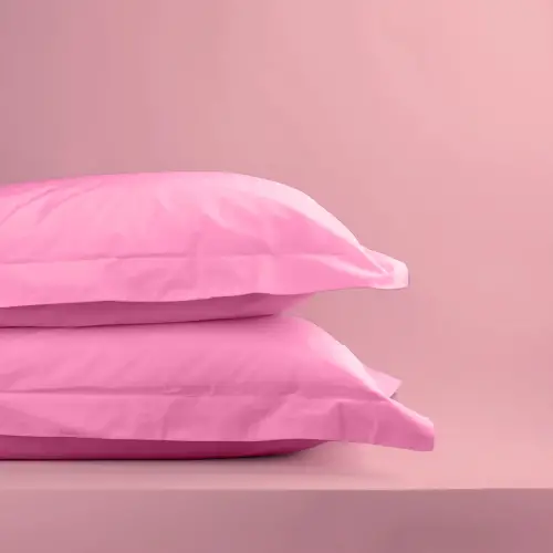 Sabia %100 Pamuk Oxford Yastık Kılıfı Seti 62 Tel (155 TC) Okotex Sertifikalı - Gül Kurusu