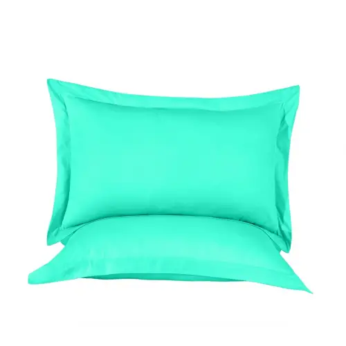 Sabia %100 Pamuk Oxford Yastık Kılıfı Seti 62 Tel (155 TC) Okotex Sertifikalı - Mintblue