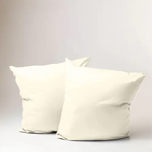 Sabia %100 Pamuk Yastık Kılıfı Seti 62 Tel (155 TC) Okotex Sertifikalı 70x70 cm - Bej