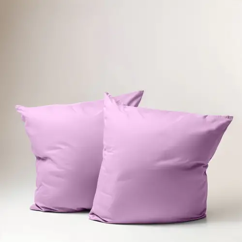 Sabia %100 Pamuk Yastık Kılıfı Seti 62 Tel (155 TC) Okotex Sertifikalı 70x70 cm - Lila