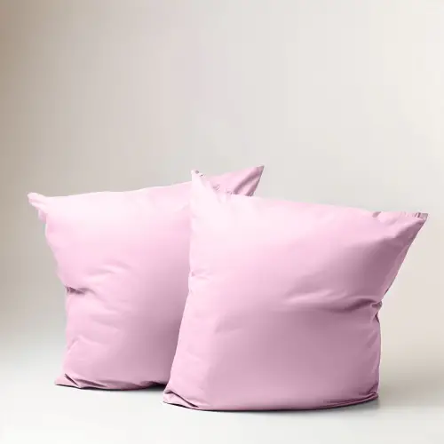 Sabia %100 Pamuk Yastık Kılıfı Seti 62 Tel (155 TC) Okotex Sertifikalı 70x70 cm - Pembe