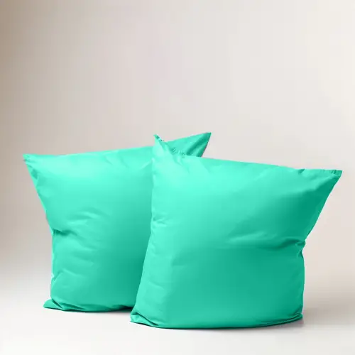 Sabia %100 Pamuk Yastık Kılıfı Seti 62 Tel (155 TC) Okotex Sertifikalı 70x70 cm - Mintblue