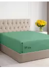 Lastikli Çarşaf 100x200 cm – +37 cm Yükseklik – %100 Pamuk | – Sabia Home -Mintblue