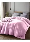 Sabia %100 Pamuk 62 Tel (155 TC) Battal Boy Nevresim - Pembe
