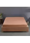 Lastikli Çarşaf 100x200 cm – +37 cm Yükseklik – %100 Pamuk | – Sabia Home  - Krem