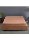 Lastikli Çarşaf 120x200 cm – +37 cm Yükseklik – %100 Pamuk | – Sabia Home - Krem