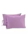 Bağcıklı Yastık Kılıfı 50x60 cm (2’li Set) – %100 Pamuk | Sabia Home – Lila