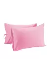 Bağcıklı Yastık Kılıfı 50x60 cm (2’li Set) – %100 Pamuk | Sabia Home – Pembe