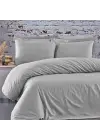 Sabia %100 Pamuk 62 Tel (155 TC) Okotex Sertifikalı Çift Kişilik 160x200+30 cm Nevresim Takımı - Gri