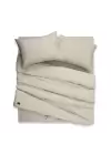 Çift Kişilik Nevresim Takımı – Lastikli Çarşaflı 160x200 cm (+37 cm) – %100 Pamuk | Sabia Home - Bej