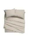 Tek Kişilik Nevresim Takımı – Lastikli Çarşaflı 120x200 cm (+30 cm) – %100 Pamuk | Sabia Home - Bej