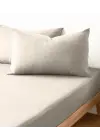 Sabia %100 Pamuk 62 Tel (155 TC) Okotex Sertifikalı Battal Boy Çift Kişilik Lastikli Çarşaf Seti 180x200 cm - Bej