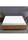 Sabia %100 Pamuk 62 Tel (155 TC) Okotex Sertifikalı Çift Kişilik Lastikli Çarşaf Seti 150x200 cm - Beyaz