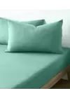 Sabia %100 Pamuk 62 Tel (155 TC) Okotex Sertifikalı Çift Kişilik Lastikli Çarşaf Seti 150x200 cm - Çağla Yeşili