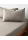 Sabia %100 Pamuk 62 Tel (155 TC) Okotex Sertifikalı Çift Kişilik Lastikli Çarşaf Seti 150x200 cm - Gri