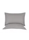 Oxford Yastık Kılıfı 50x60 cm – %100 Pamuk (2li Set) | Sabia Home – Gri